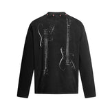 Unisex long-sleeved shirt autumretroloose