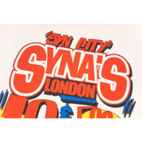 Synaworld T Shirts central cee alphanumeric print casual loose t-shirt