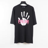 Palm Angels T Shirts Angel Letter Palm Print Short Sleeve T-shirt Loose round Neck