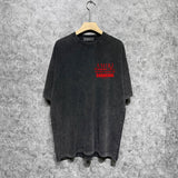 Amiri washed t-shirt bone short sleeve