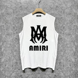 Amiri tank top cashew flower large simple logo printing
