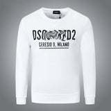 Dsq2 Hoodie DSQ Lian D2 Letter Print Sweatshirt Trendy Men's Autumn and Winter