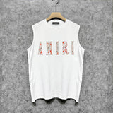 Amiri tank top totem printing