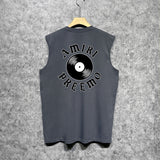 Amiri tank top radar sonic printing