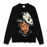 21 Savage T Shirts Loose Distressed T-shirts