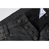 KSUBI Jeans Men's Straight High Street Pants