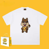 Drew T Shirts Smiley Bear Printed Short Sleeve