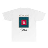 Rhude T Shirts Printed Trendy Pure Cotton