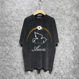 Amiri washed t-shirt night sky pegasus short sleeve