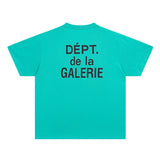 Gallery Dept T Shirts round Neck Short Sleeve T-shirt Pure Cotton