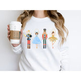 Nutcracker Christmas Sweatshirt Sugar Plum Fairy Pullover