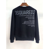Dsq2 Hoodie DSQ Lian D2 Half Piece Red Leaf Printed Sweater Trendy Men's Autumn and Winter