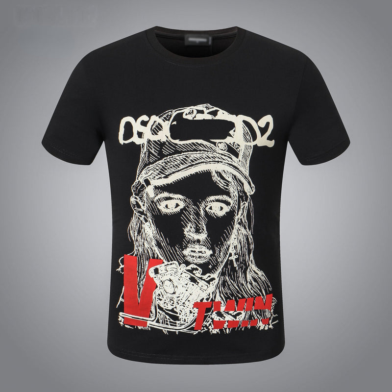 Dsq2 T Shirt Casual Sports Printed Short Sleeve Summer Men