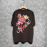 Amiri t shirts flower printing short sleeve