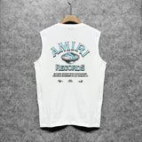 Amiri tank top earth letter printing