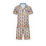 Casablanca Shirts And Shorts 2 Pieces Set Summer Loose
