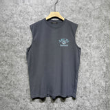 Amiri tank top earth letter printing