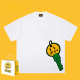 Drew T Shirts Key Smiley Face Printing