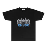 Rhude T Shirts Printed Trendy Pure Cotton