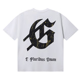 Godspeed T Shirts Skull Landscape Printing Cotton Casual Short Sleeves Men and Women