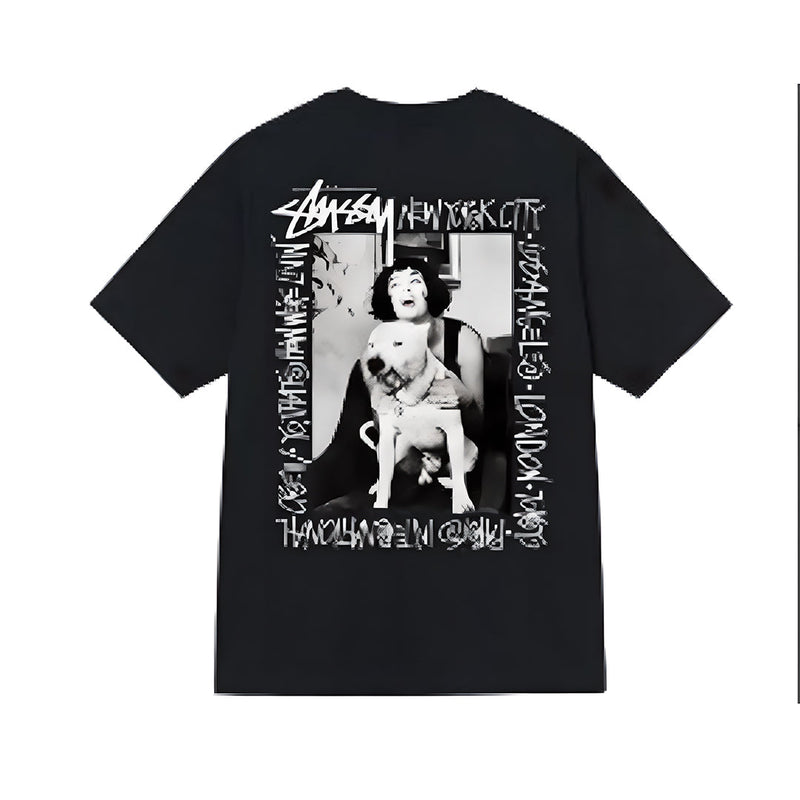 Stussy T Shirts Casual Versatile Loose T Shirts Couple