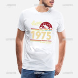 Vintage 1975 Limited Edition Men T Shirts Retro Classic
