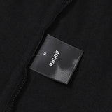 Rhude T Shirts Racing Tire Change Scene Printed Cotton Casual Short Sleeves Men and Women