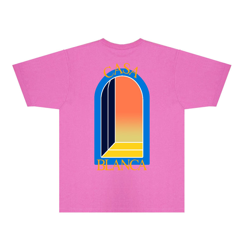 Casablanca T Shirts Fashion Print Street