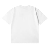 Purple Brand T Shirts Newspaper Printed Cotton Casual Short Sleeves Men and Women