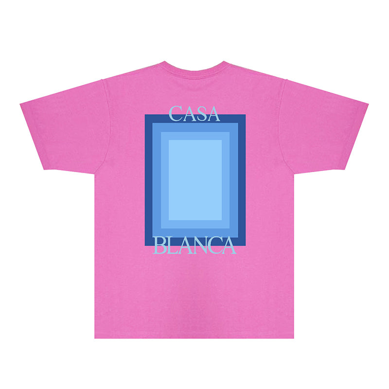 Casablanca T Shirts Fashion Print Street
