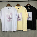 Kith T-Shirt Kith Kith Floral Marroon Eiffel Tee