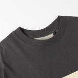 Fog Essentials T Shirts Spring Summer FOG Flocking E Letter Crew Neck Short Sleeves