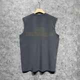 Amiri tank top oil painting flying eagle printing