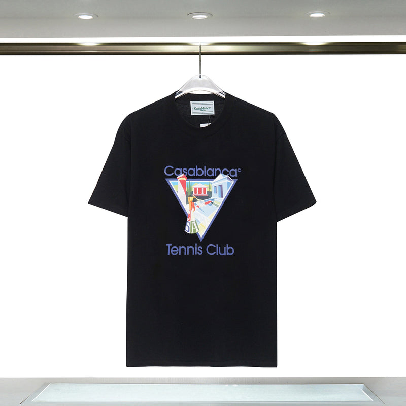 Casablanca T Shirts Spring Summer CASA Sea Fish Alphabet Starry Sky