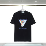 Casablanca T Shirts Spring Summer CASA Sea Fish Alphabet Starry Sky