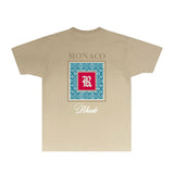 Rhude T Shirts Printed Trendy Pure Cotton