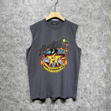 Amiri tank top cartoon starfish printing