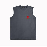 Amiri tank top small spider letter horizontal stripprinting