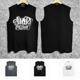 Amiri tank top stereo hollywood printing