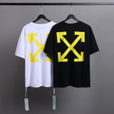 Off White T Shirts Religious Angel Oil Painting Short Sleeves