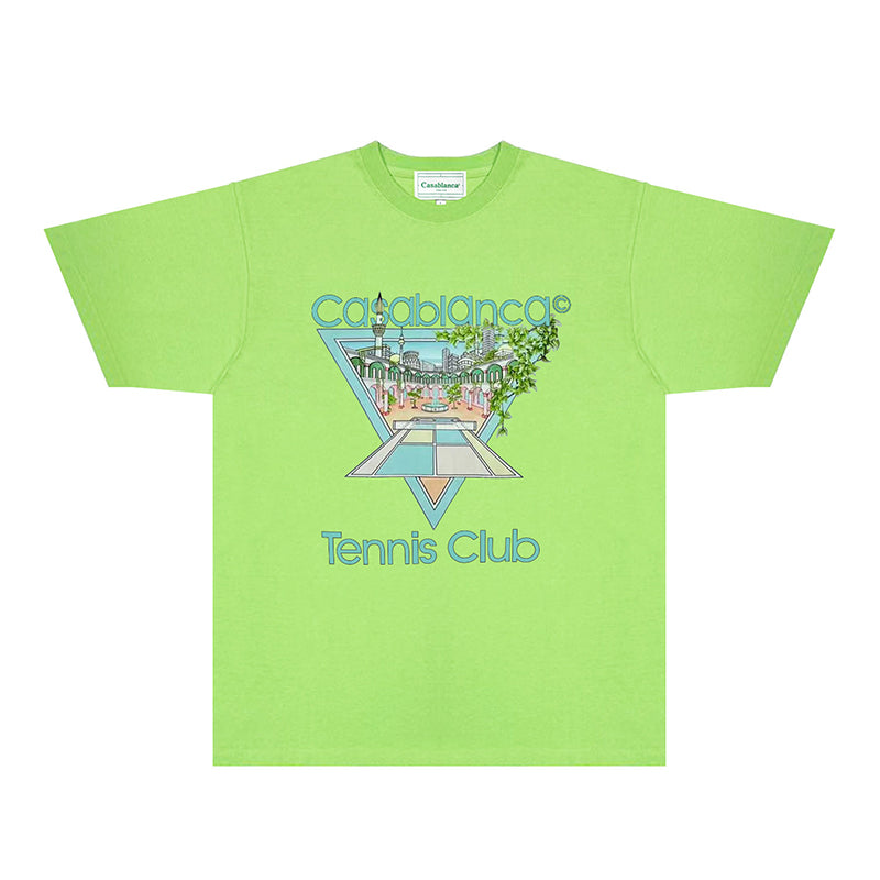 Casablanca T Shirts Fashion Print Street
