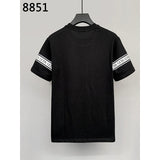 GCD T-Shirt 8851 micro wide loose gcds letter print T-shirt crew neck