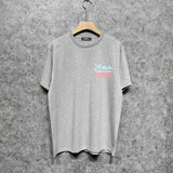 Amiri t shirts wine glass letterprinting short sleeves