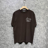 Amiri t shirts letter padded printing short sleeves