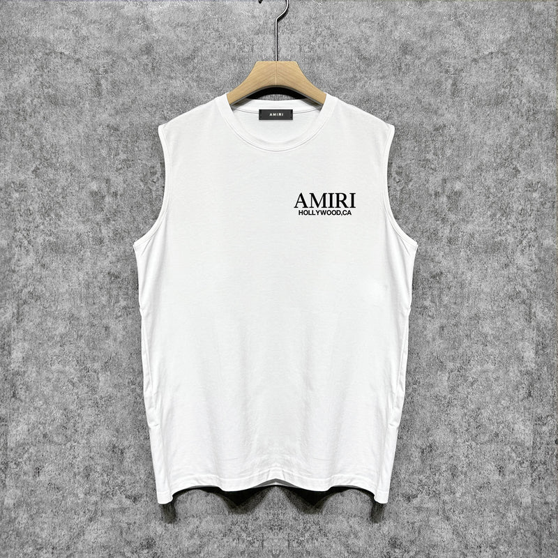 Amiri tank top skeleton letterprinting