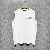 Amiri tank top skeleton letterprinting