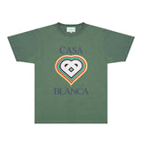 Casablanca T Shirts Fashion Print Street