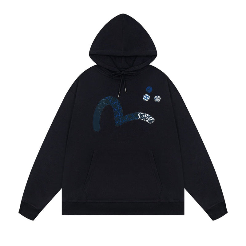 Evisu Hoodie Letter Print Male