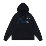 Evisu Hoodie Letter Print Male