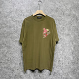 Amiri t shirts flower printing short sleeve